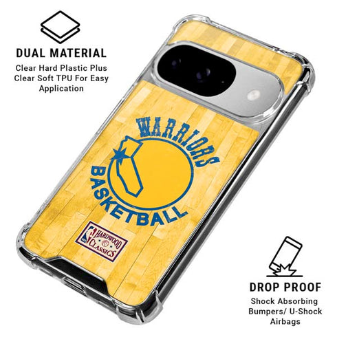 NBA Golden State Warriors Hardwood Classics Google Pixel 10 Clear Case